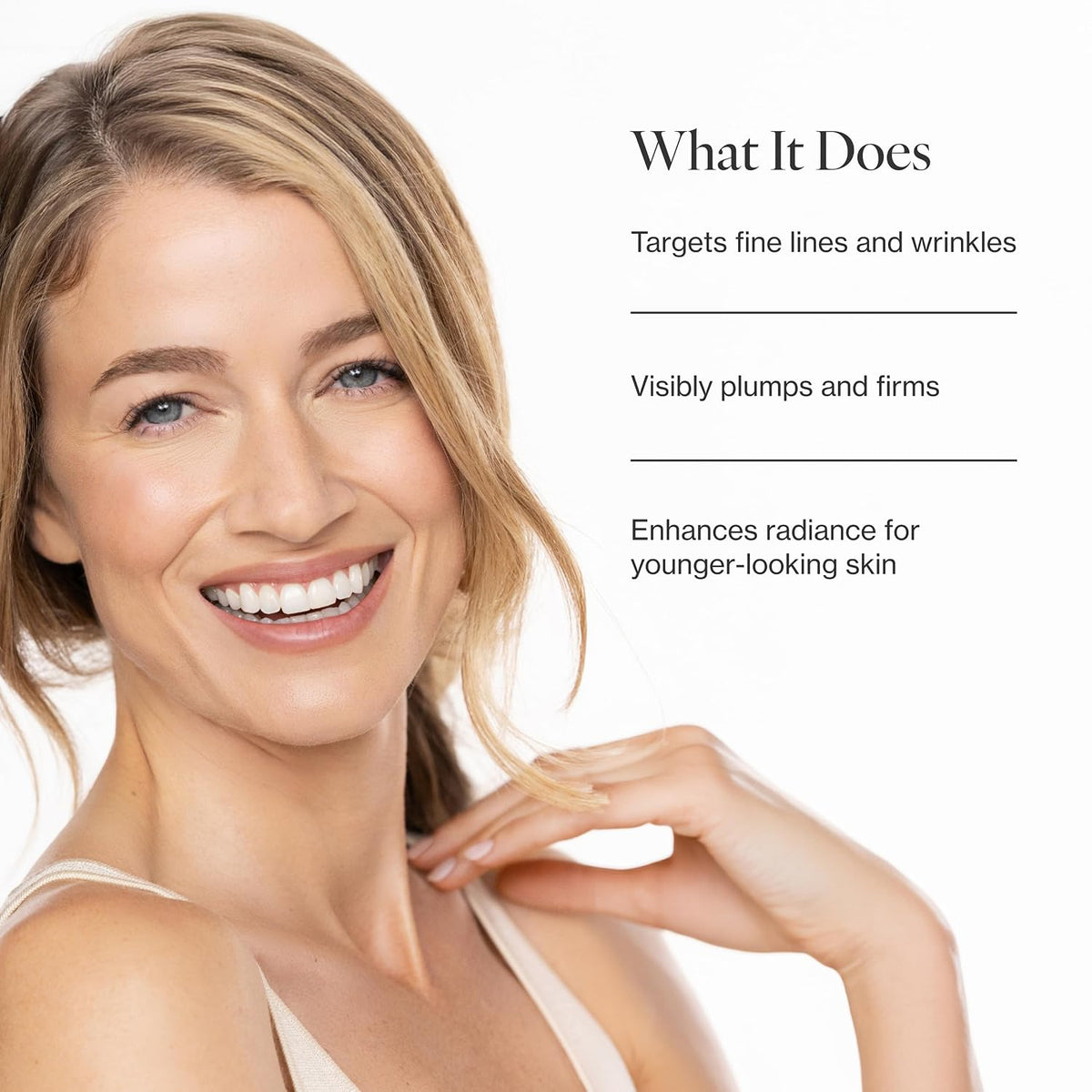 Meaningful Beauty Crème de Serum, Hidratante de noche con extracto...