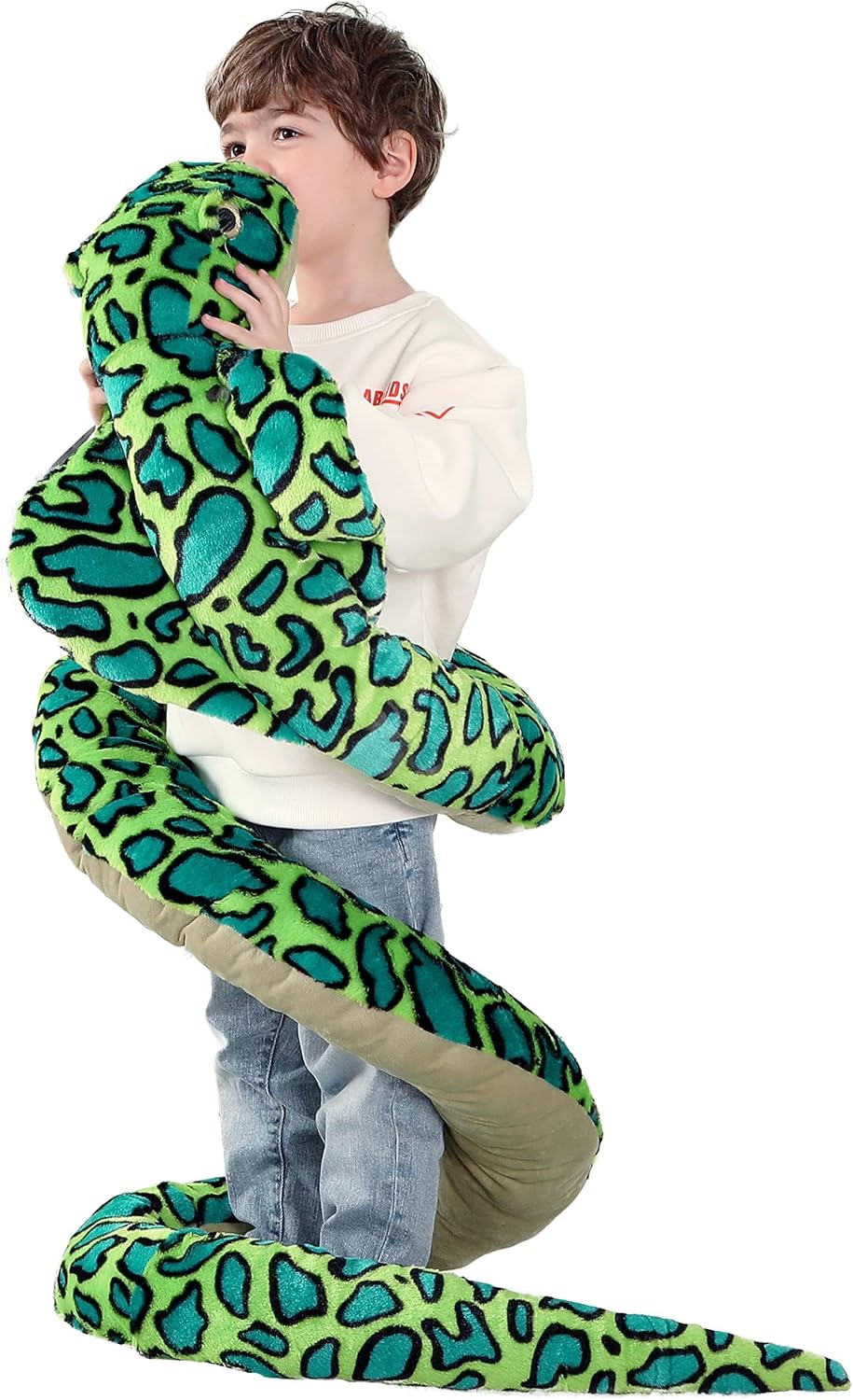 IKASA - Juguetes de peluche de serpiente gigante, cobra grande de 1...