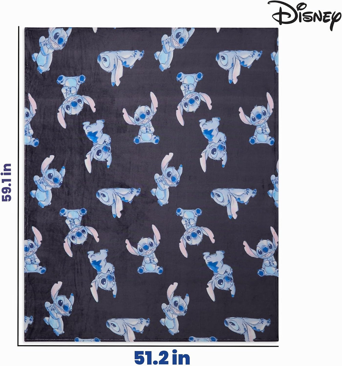 Disney Stitch Manta de Sofá Manta de Forro Polar Suave Accesorios p...