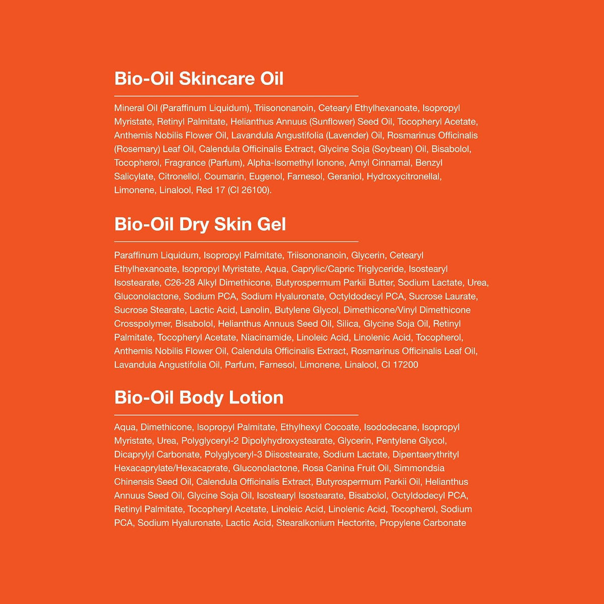 Bio-Oil Paquete de cuidado de la piel, estrías y kit de prueba de p...