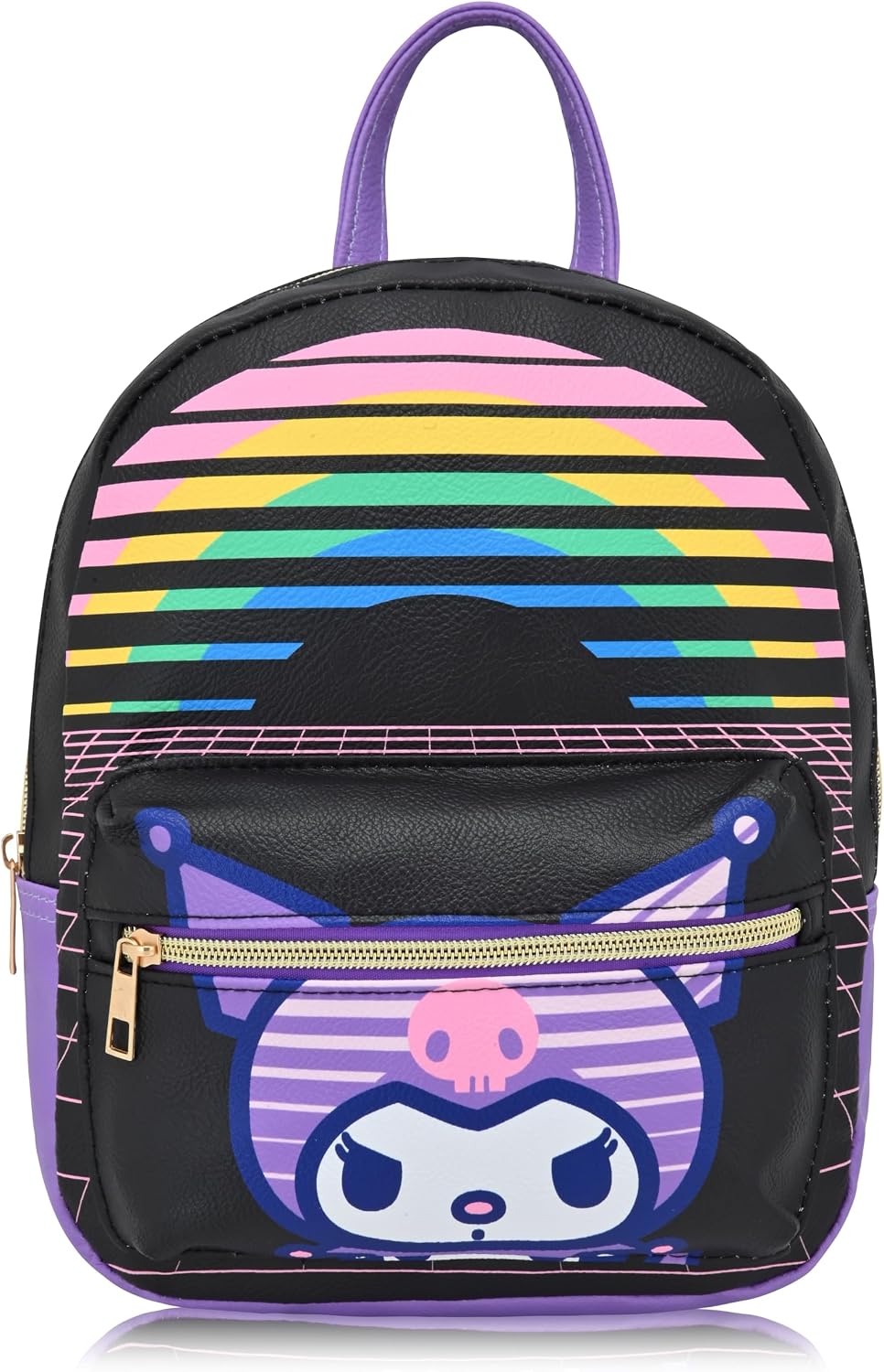 Sanrio Hello Kitty y sus amigos Kuromi Mochila | Mini bolso de piel...