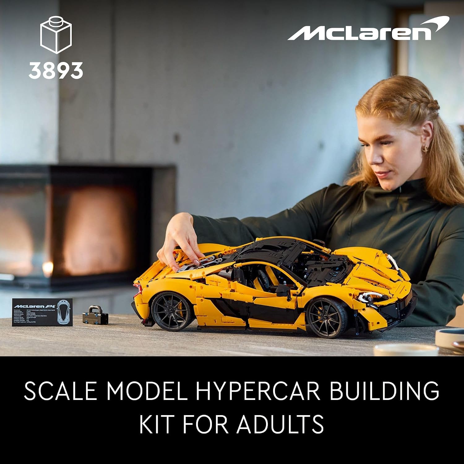 LEGO Technic McLaren P1 Hypercar - Juego de construcción, regalo pa...