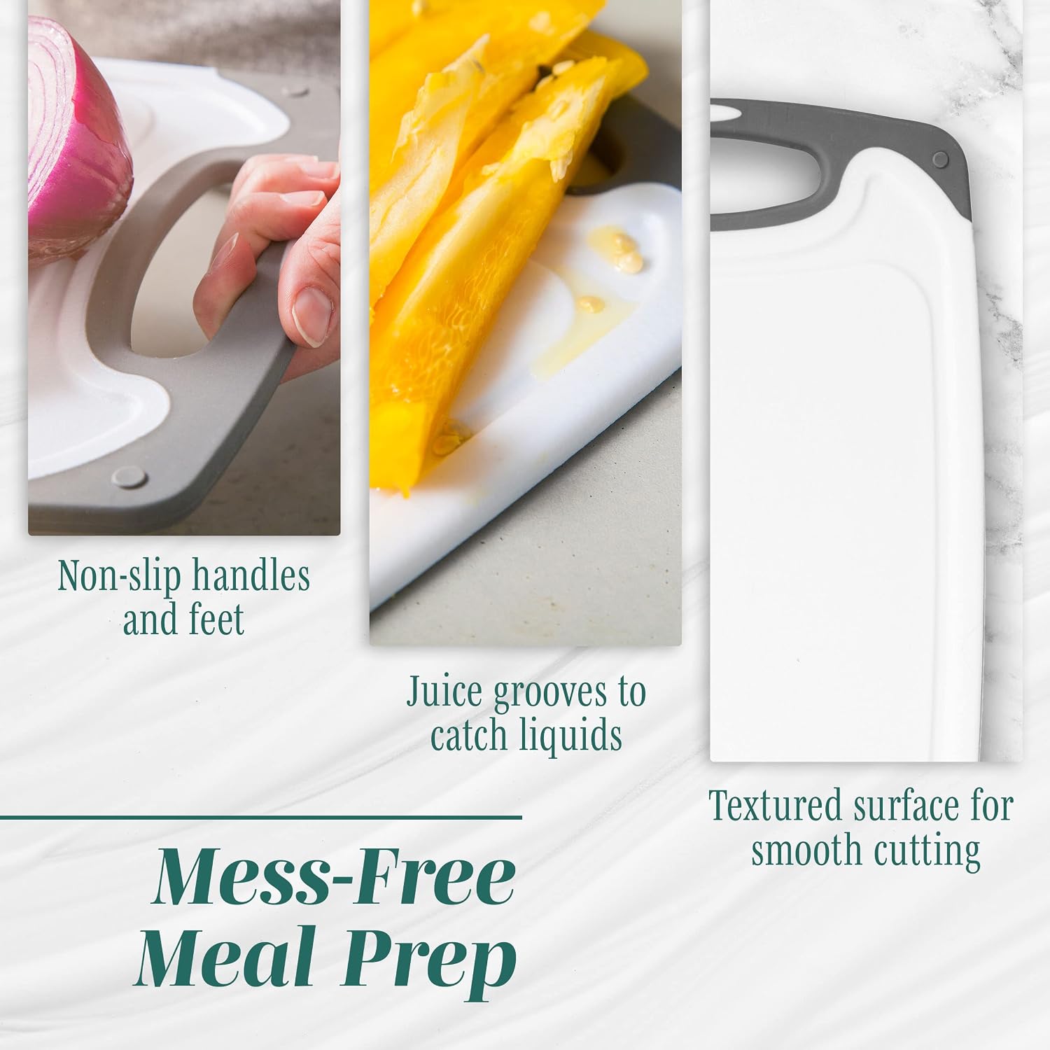 Tablas de cortar para cocina, tabla de cortar sin BPA, diferentes t...