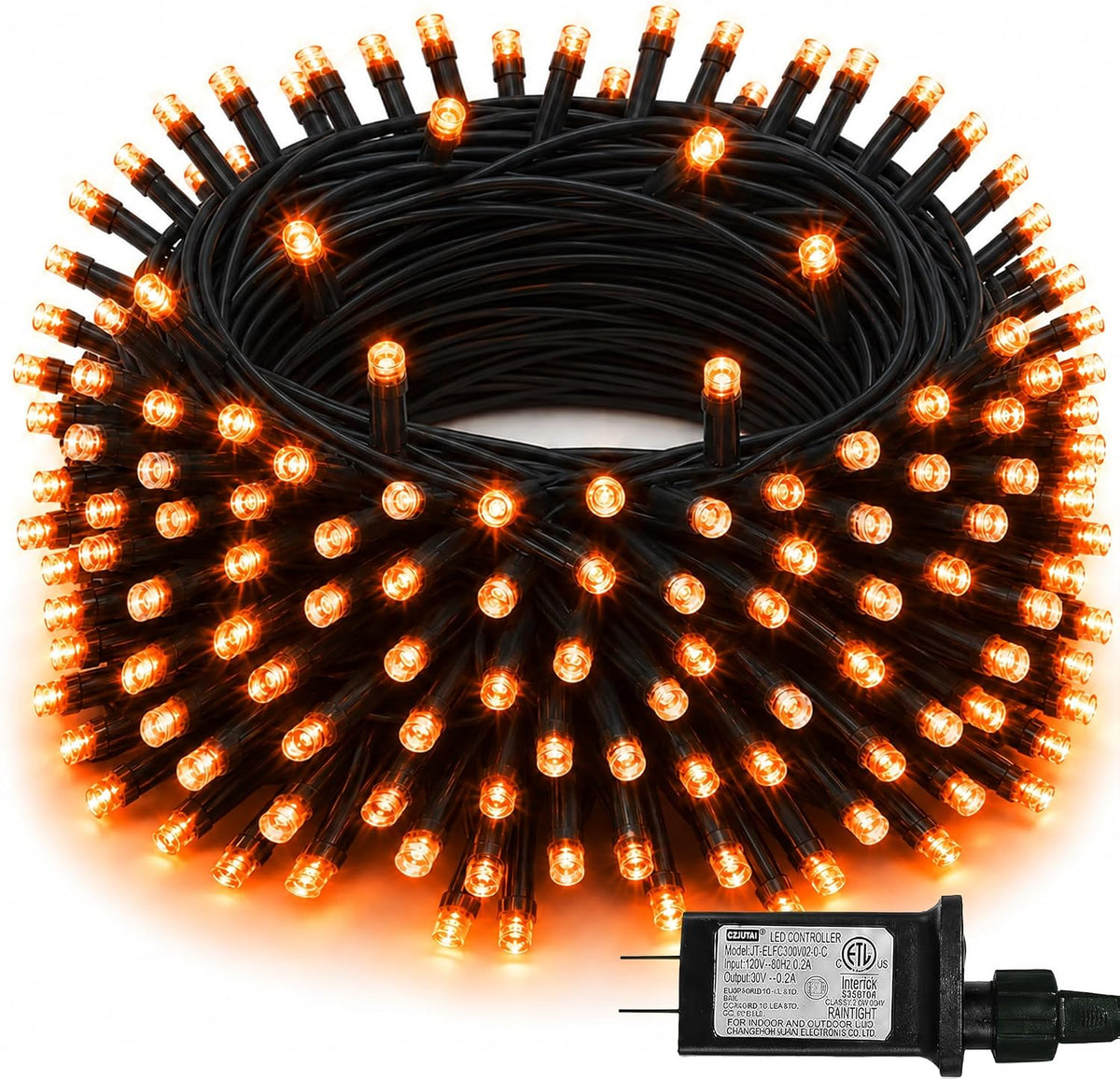 TW SHINE Luces de Halloween, 200 LED de 66 pies, luces de Halloween...