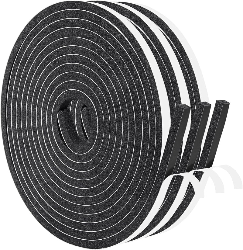 Yotache - 3 rollos de cinta de espuma de 1\/4" de ancho x 1\/4&...