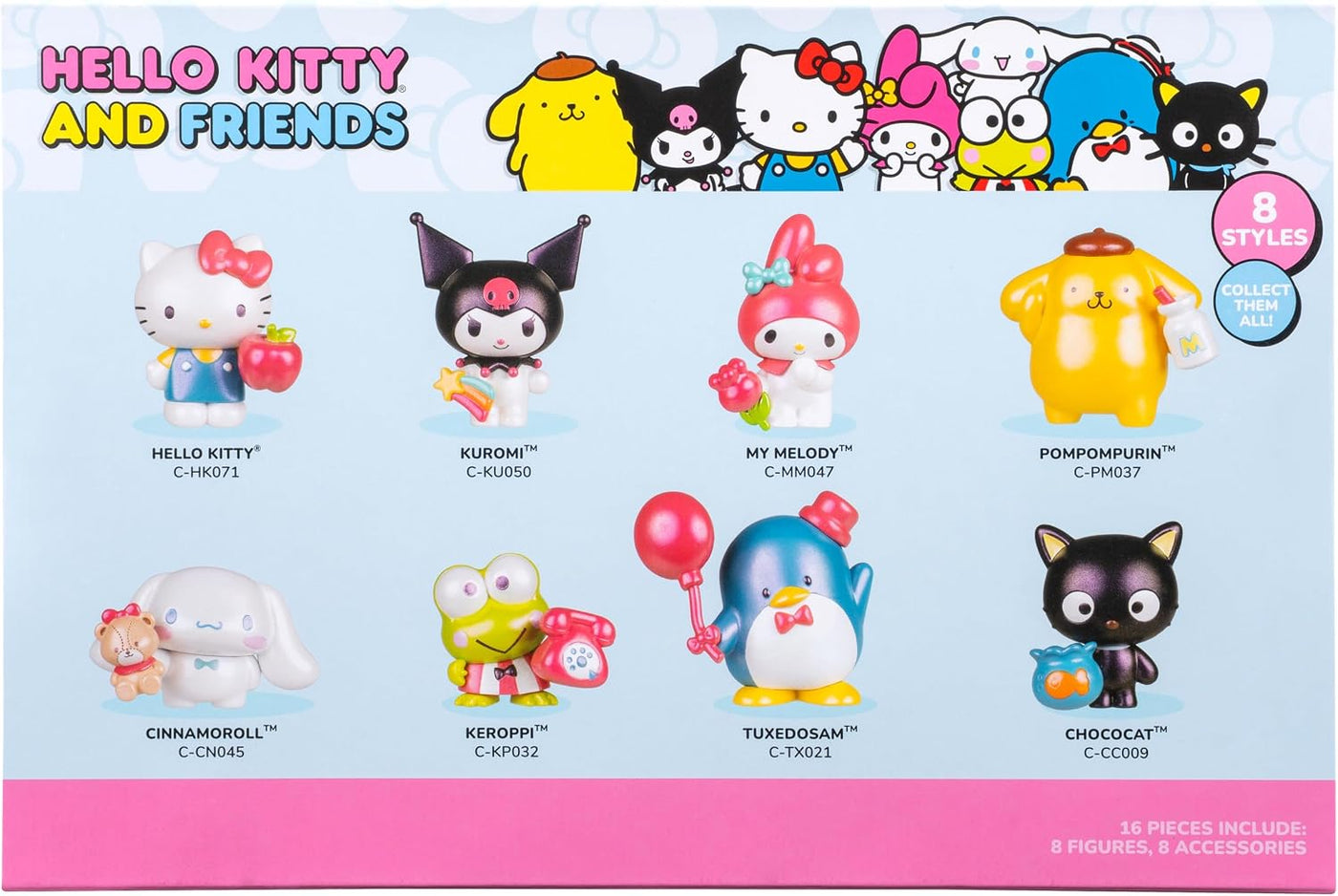 Jazwares Hello Kitty® and Friends Rainbow Vibes Party, figura de 2...