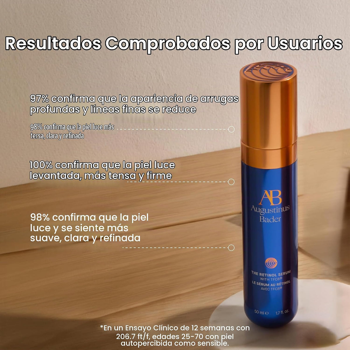 El suero de retinol