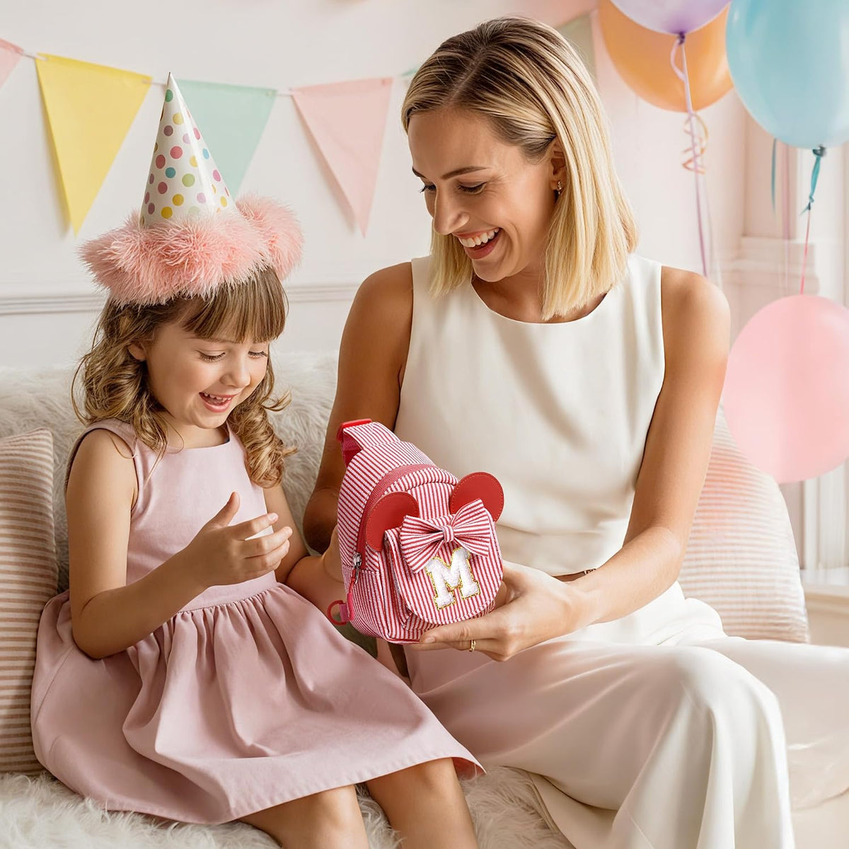 QLOVEA Bolsos bandolera para niñas y niños, regalos de Pascua para...