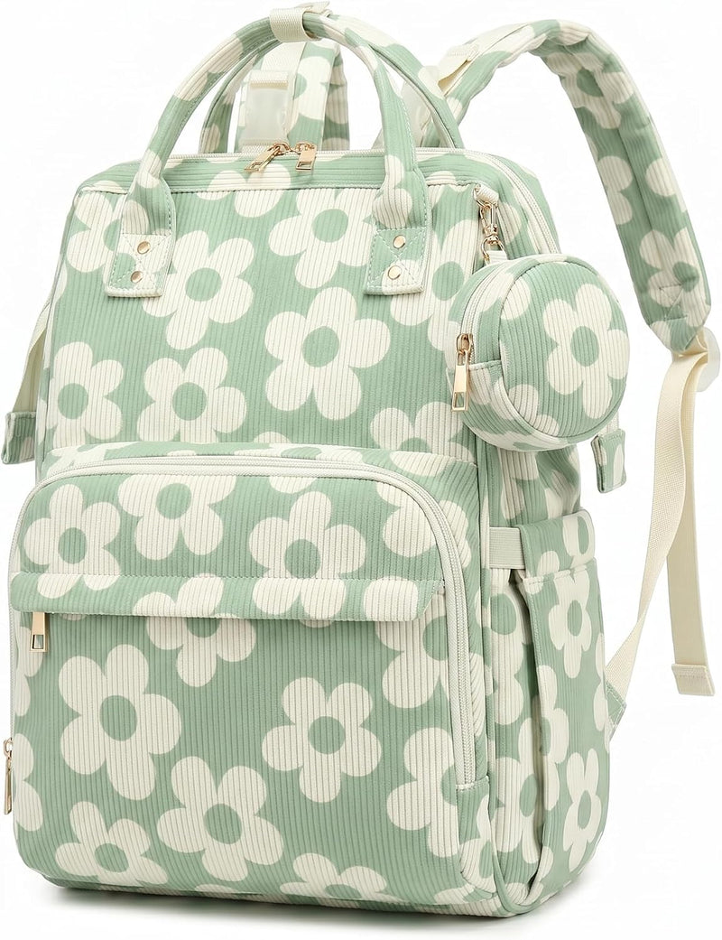 Lrenagao Mochila para pañales de bebé para mamá y papá, bolsa de pa...