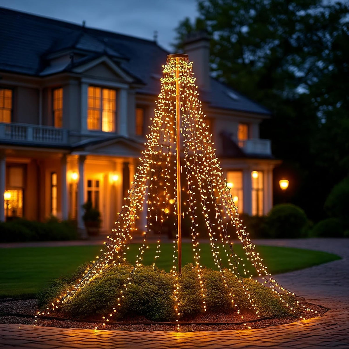 Dazzle Bright Luces para árbol de Navidad, 448 luces LED para decor...