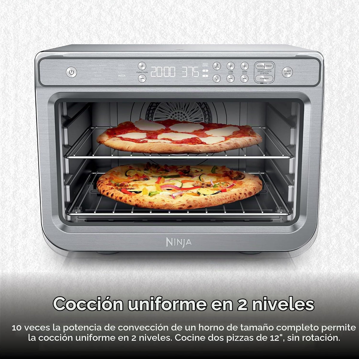 Ninja Prestige Smart XL con sistema Pro Cook 10 en 1 horno tostador...