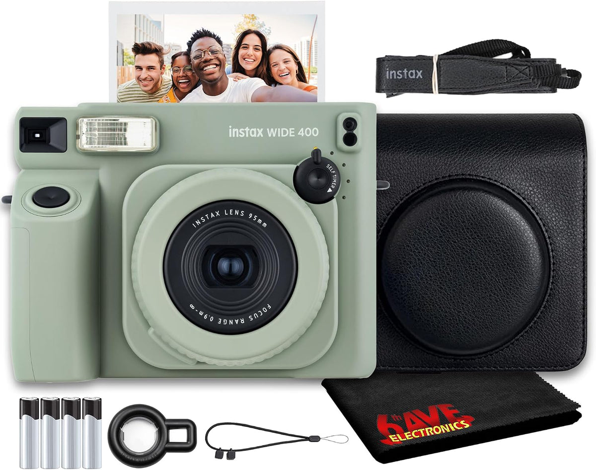 Paquete de cámara instantánea FUJIFILM INSTAX Wide 400 | Para fiest...