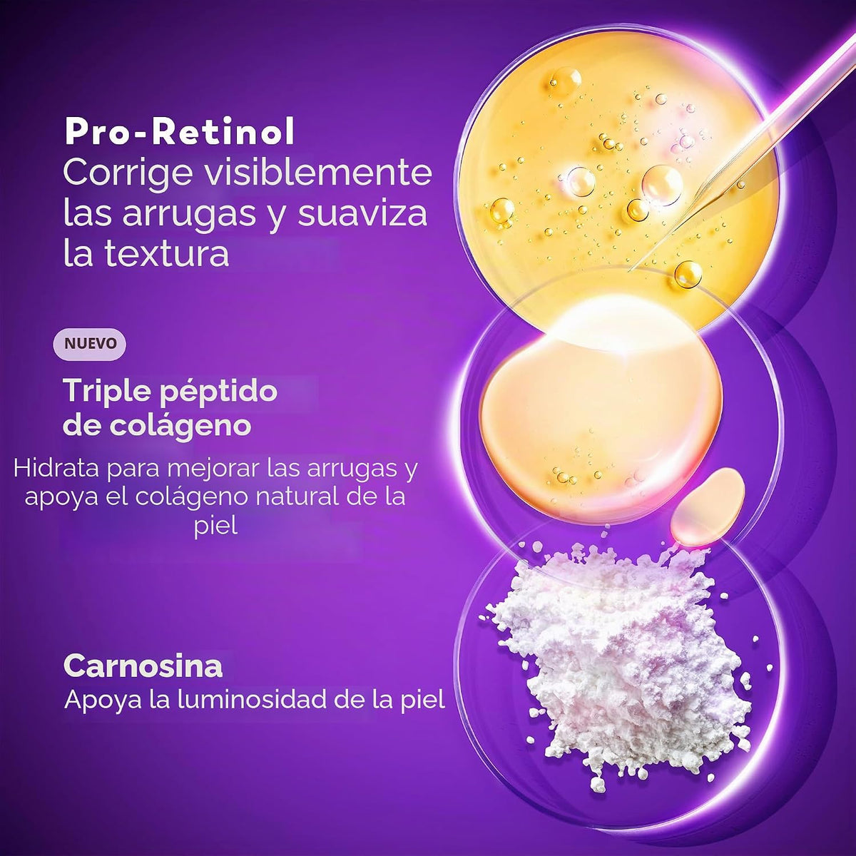 Olay Crema de noche de retinol para mujer, MAX, antienvejecimiento,...