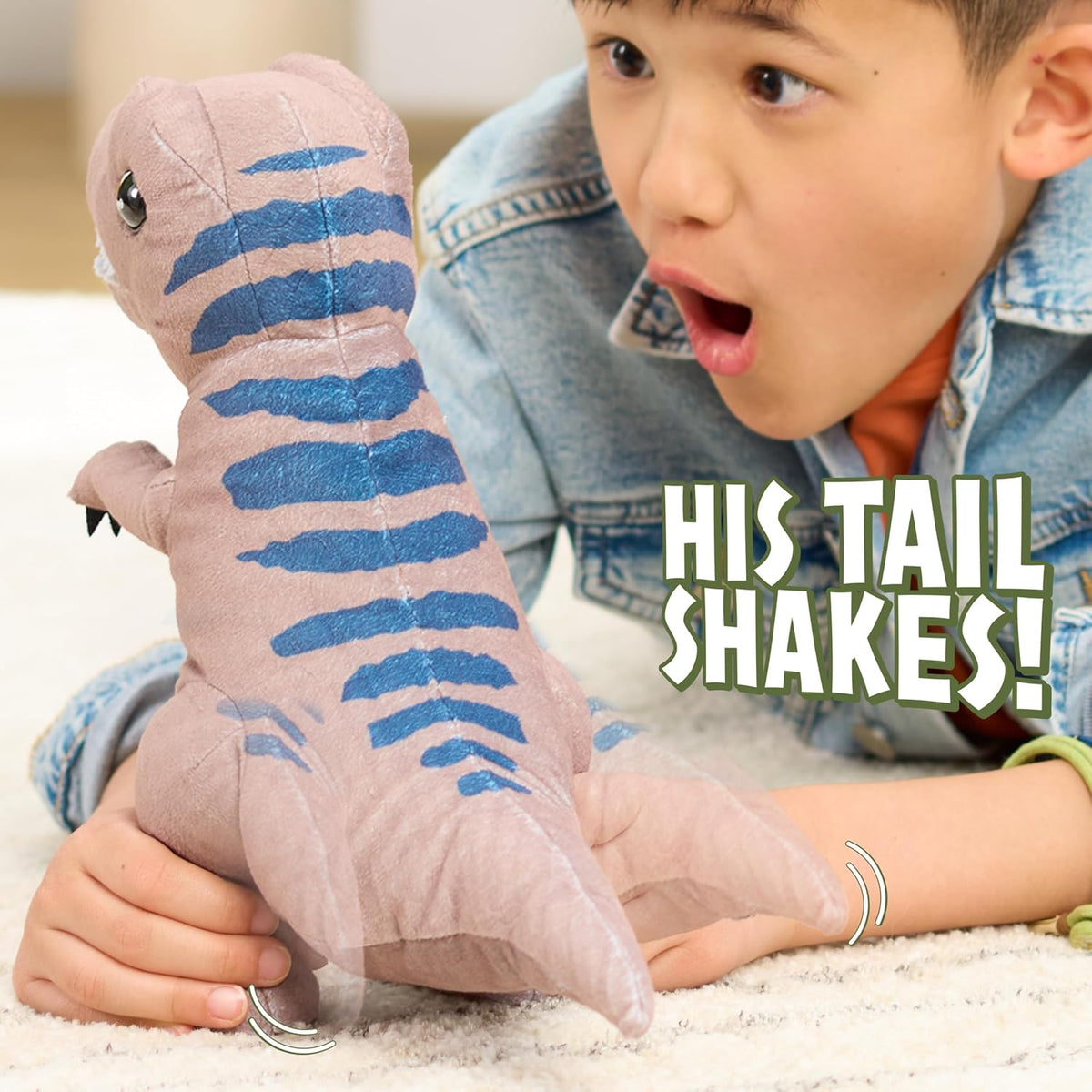 JURASSIC WORLD Rebirth Roaring T. rex - Dinosaurio de peluche inter...