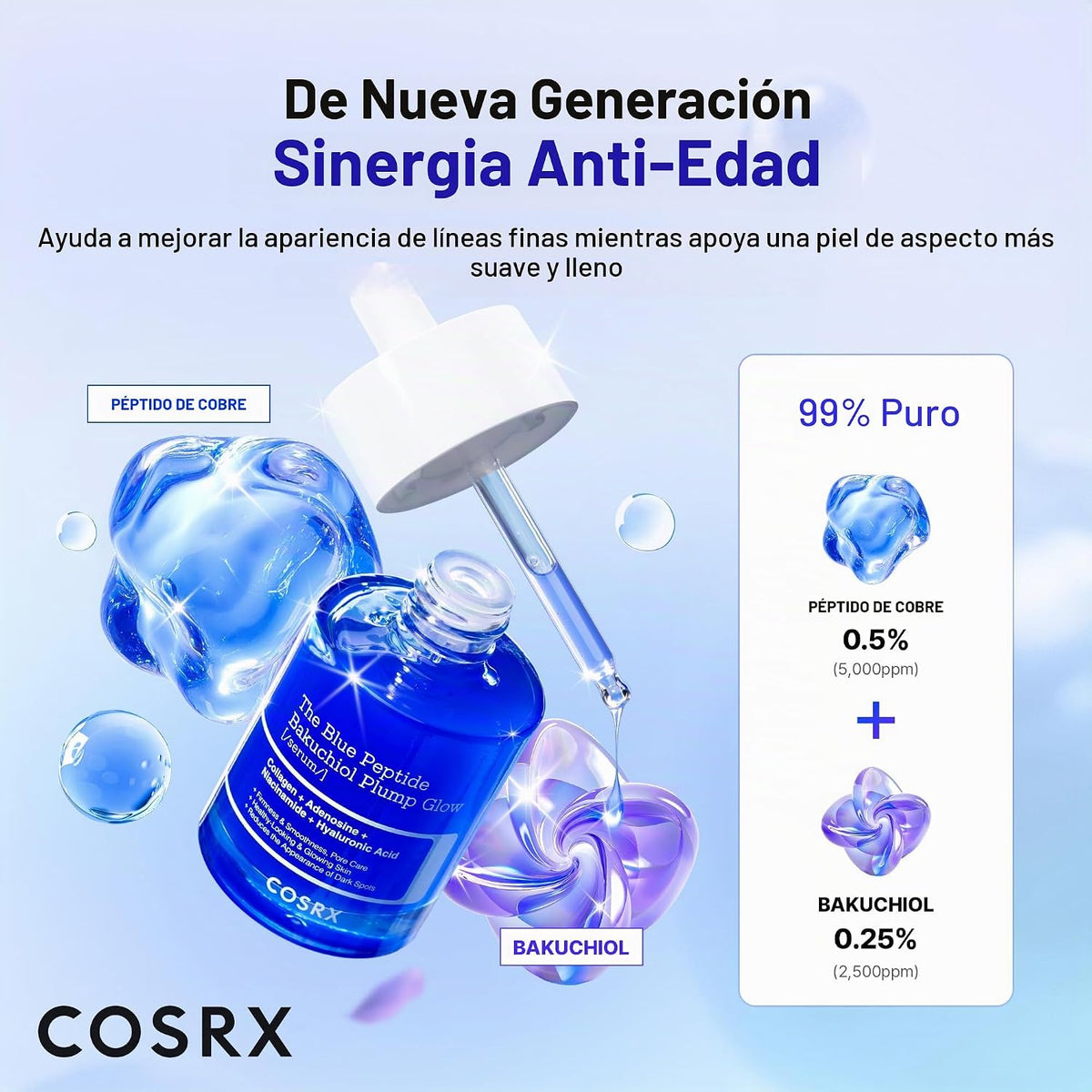 COSRX Set de regalo Peptide Bounce &amp; Glow, set de regalo limita...