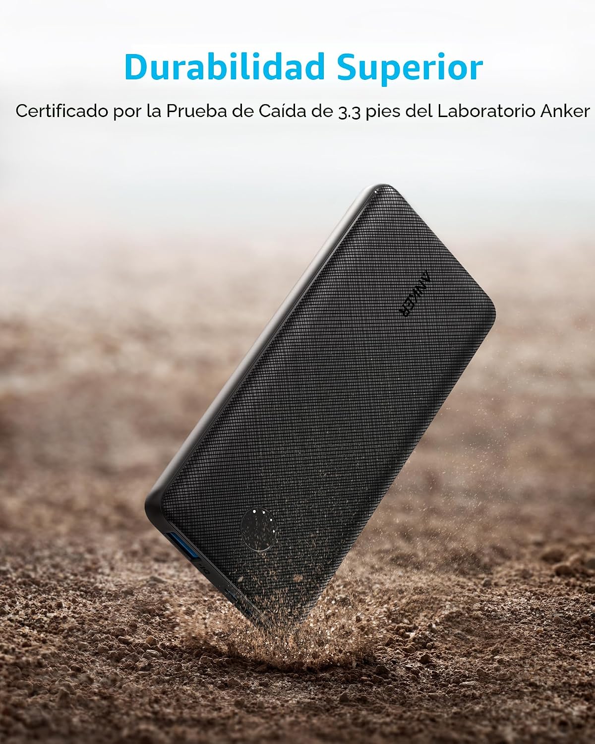 Anker Power Bank, cargador portátil de 10,000 mAh, batería PowerIQ...