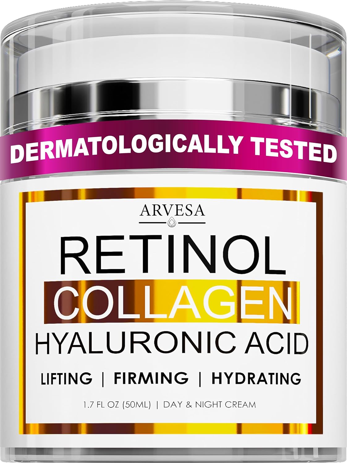 Crema de retinol para cara, hidratante antienvejecimiento, colágeno...