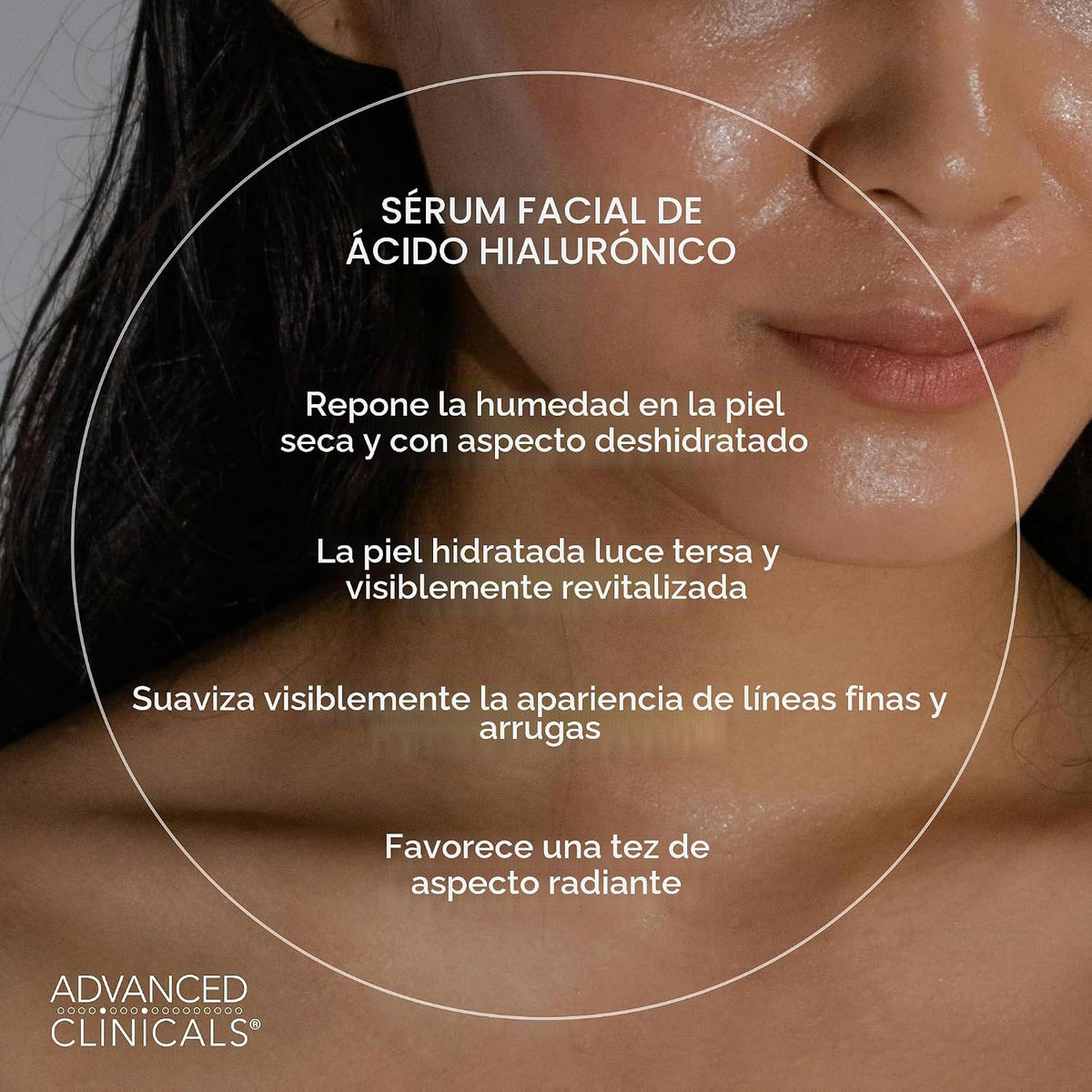 Advanced Clinicals Crema corporal hidratante de ácido hialurónico +...