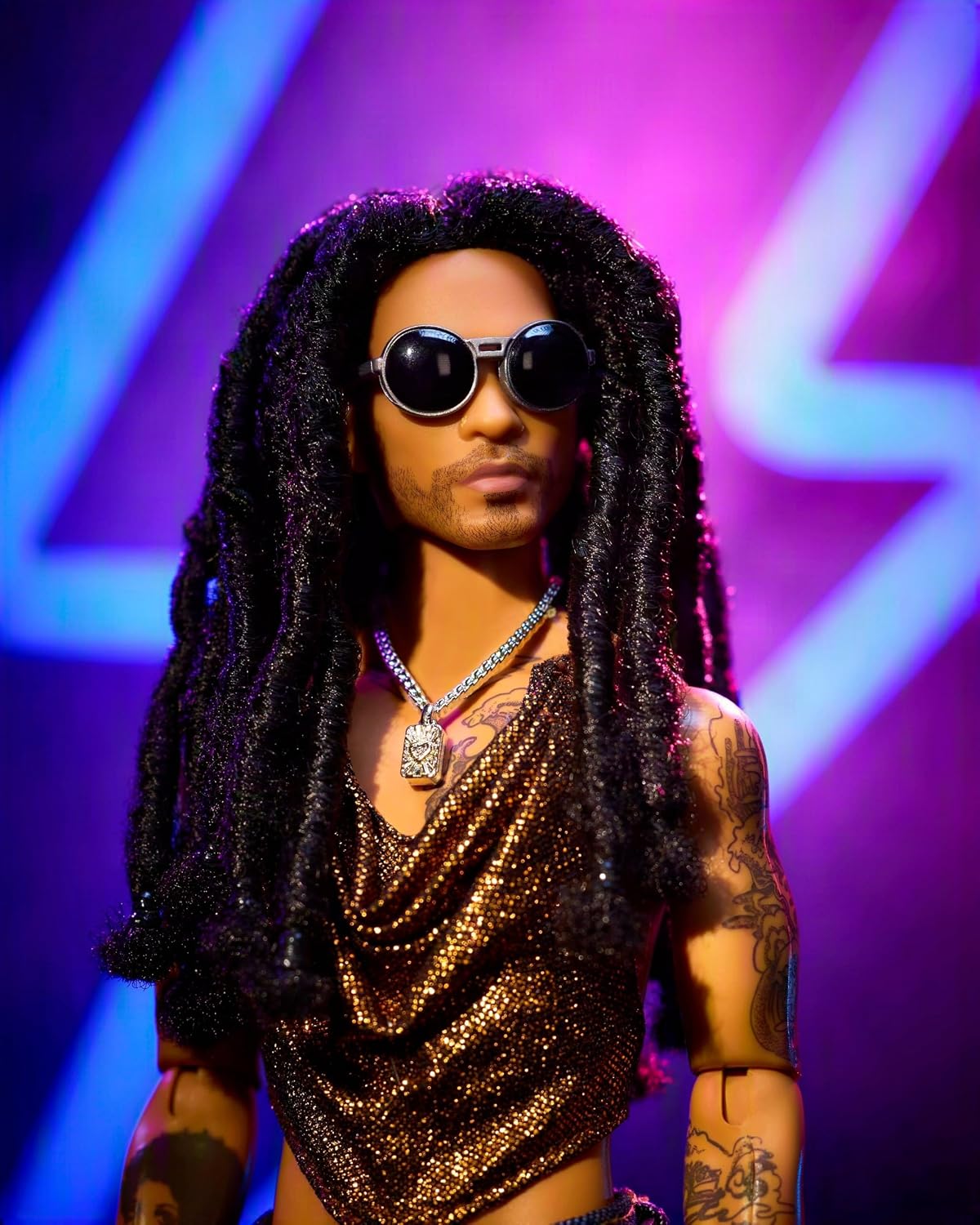 Barbie Muñeca Kenbassadors Lenny Kravitz de la firma | Muñeca de mo...