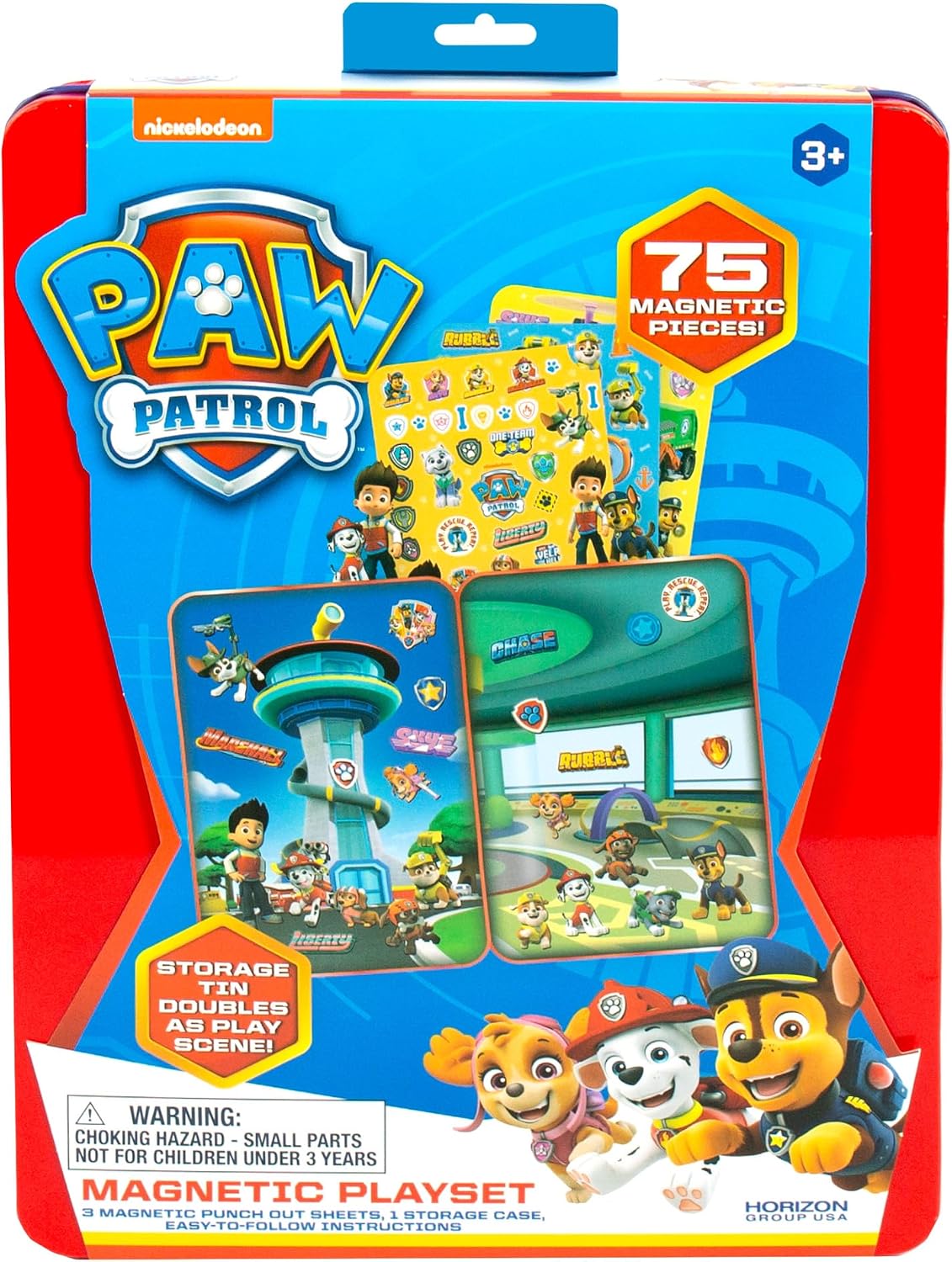 Set de Juego Magnético de Patrulla Canina, 75 Imanes de Vestir Mix...