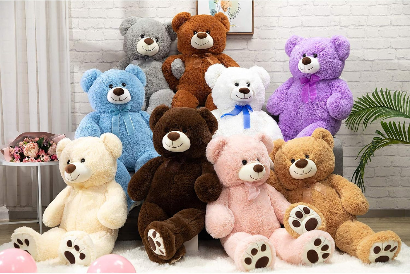 HollyHOME oso de peluche gigante, animal de peluche, diseño de oso...