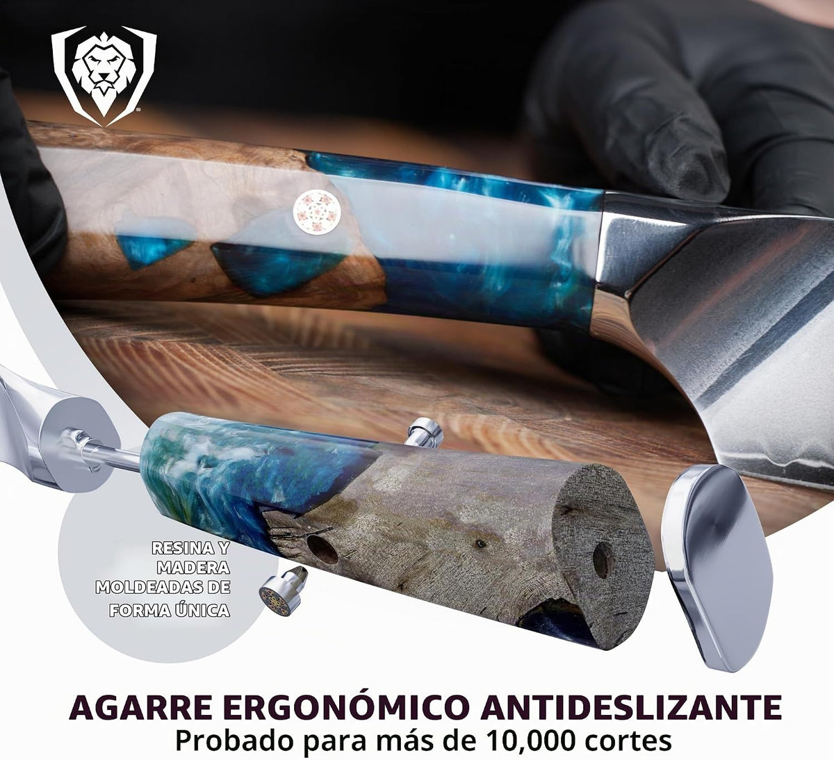 Cuchillo Santoku Dalstrong - 7 pulgadas - Serie Valhalla - Acero de...