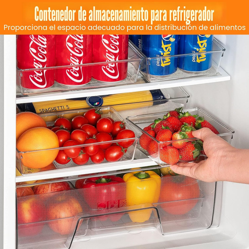 Criusia Juego de 6 organizadores de cajones transparentes de gran t...