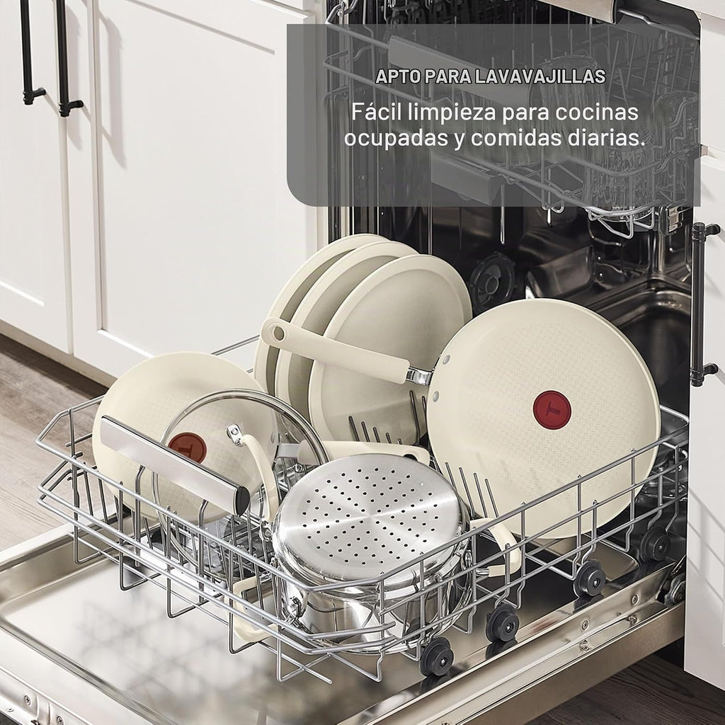 T-fal Ultimate - Juego de utensilios de cocina antiadherentes, 14 p...