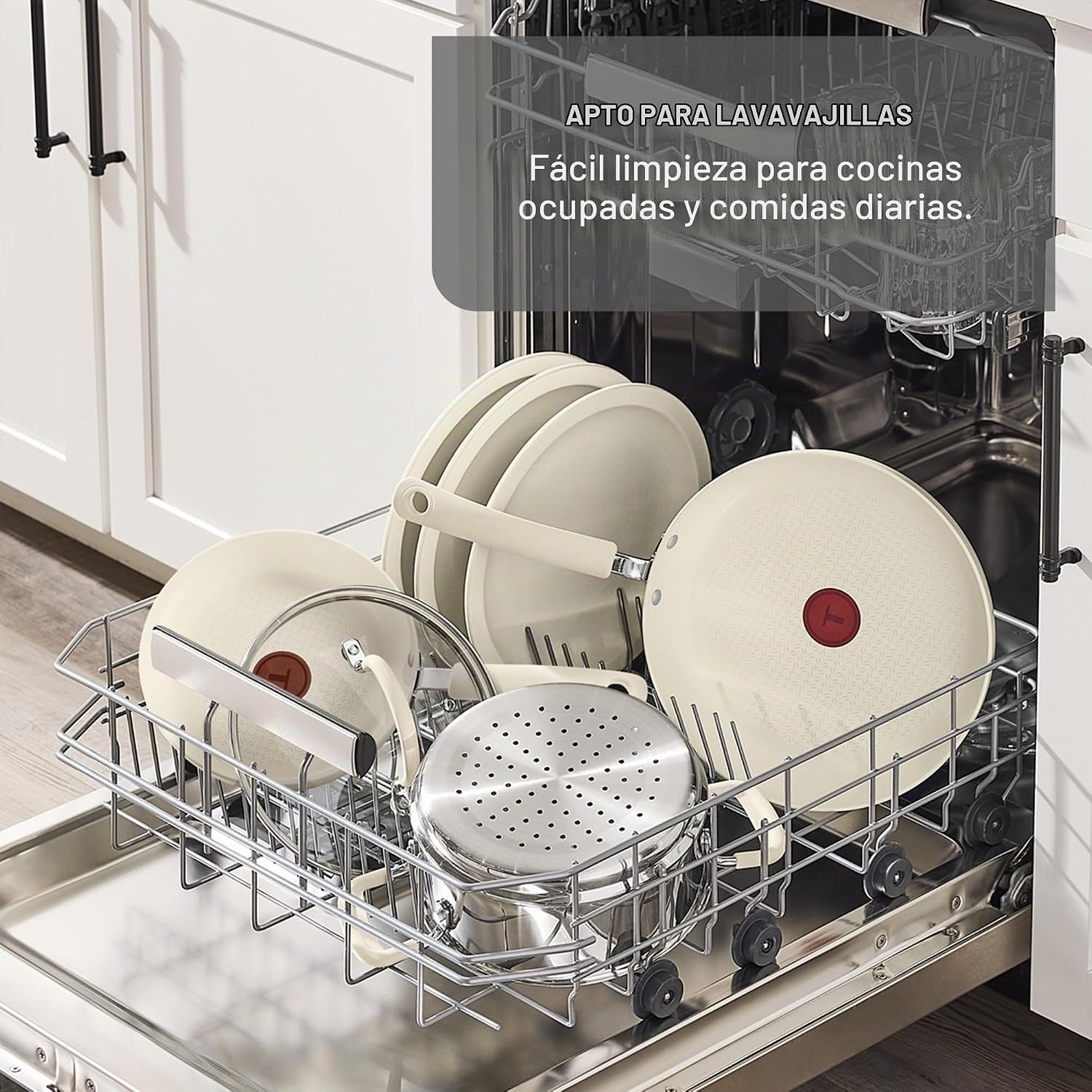 T-fal Ultimate - Juego de utensilios de cocina antiadherentes, 14 p...