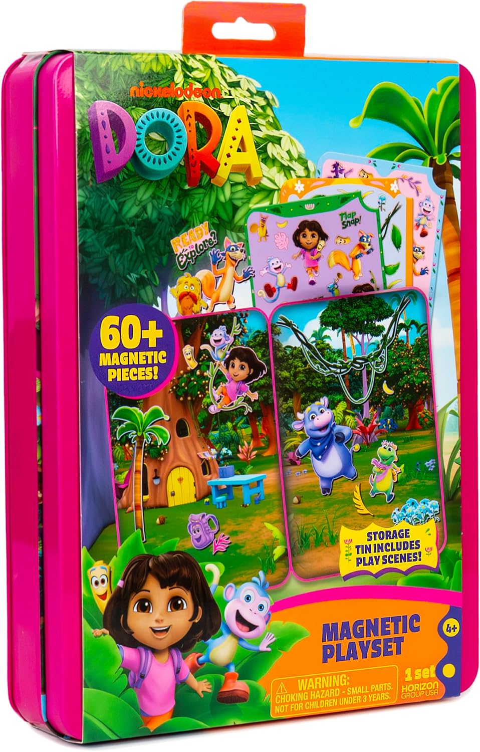 Conjunto de juego magnético de Dora, 75 personajes y accesorios, la...