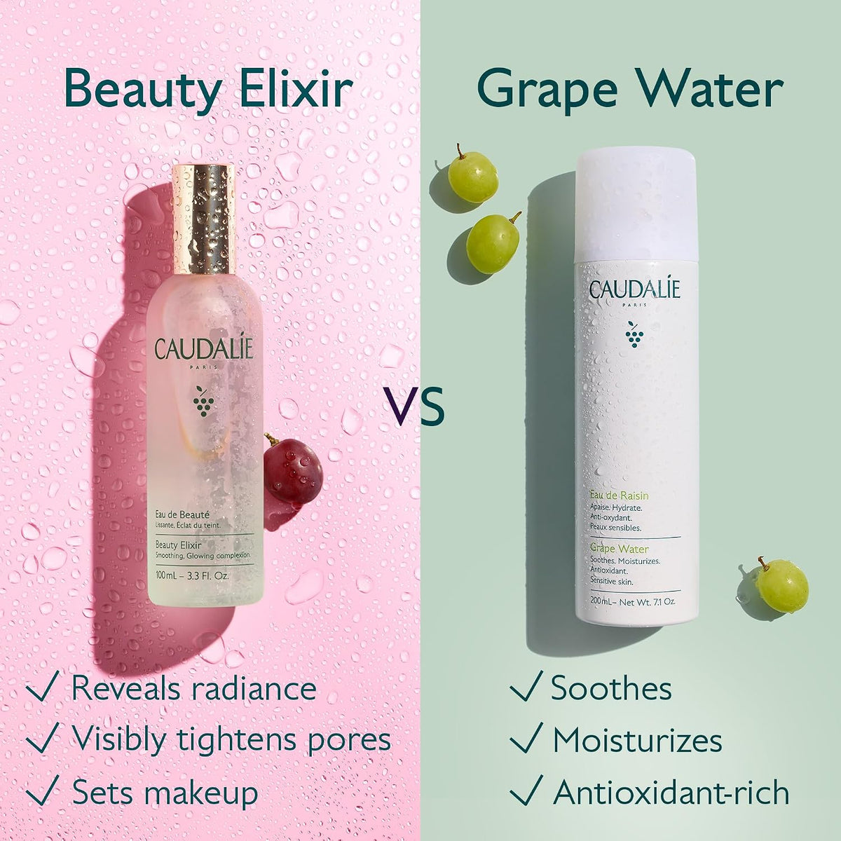 Caudalie Beauty Elixir Face Mist: Tónico que aprieta los poros + re...