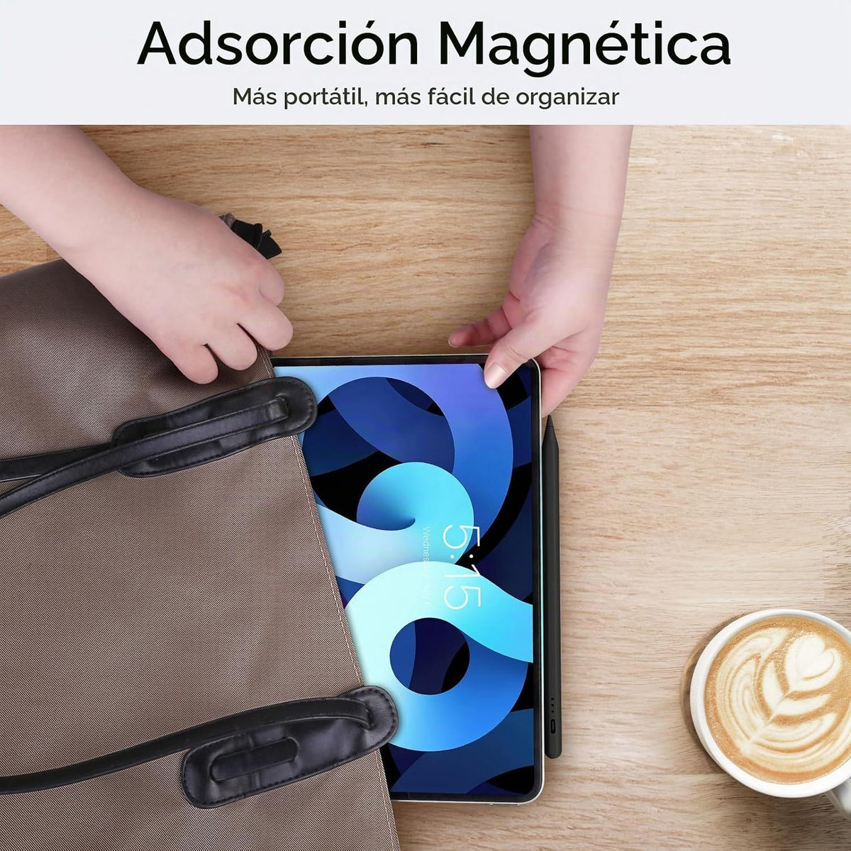 Lápiz óptico para iPad, lápiz capacitivo de carga rápida de 13 minu...