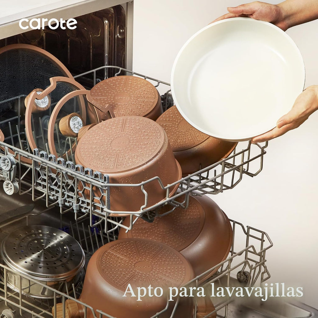 CAROTE 25pcs sistemas de utensilios de cocina de cerámica, ollas |...
