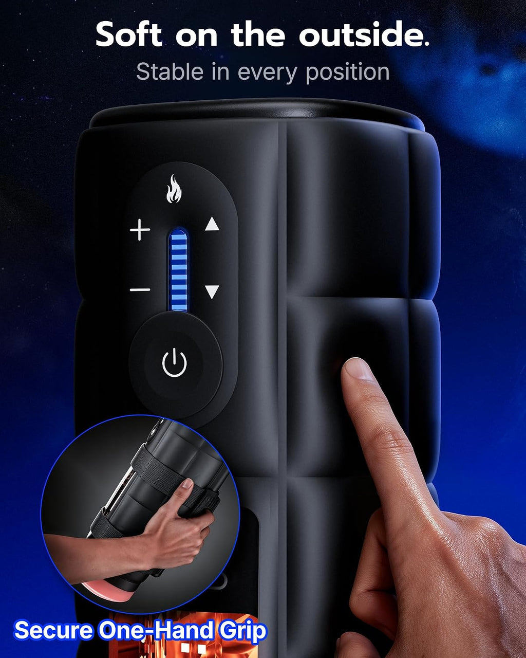 EINSEO Masturbador masculino juguete sexual para hombres, coño de b...