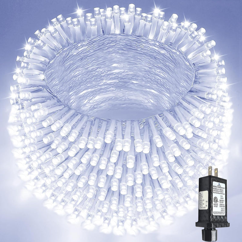 Guirnalda de 300 luces LED, luces de Navidad extralargas de 99 pies...