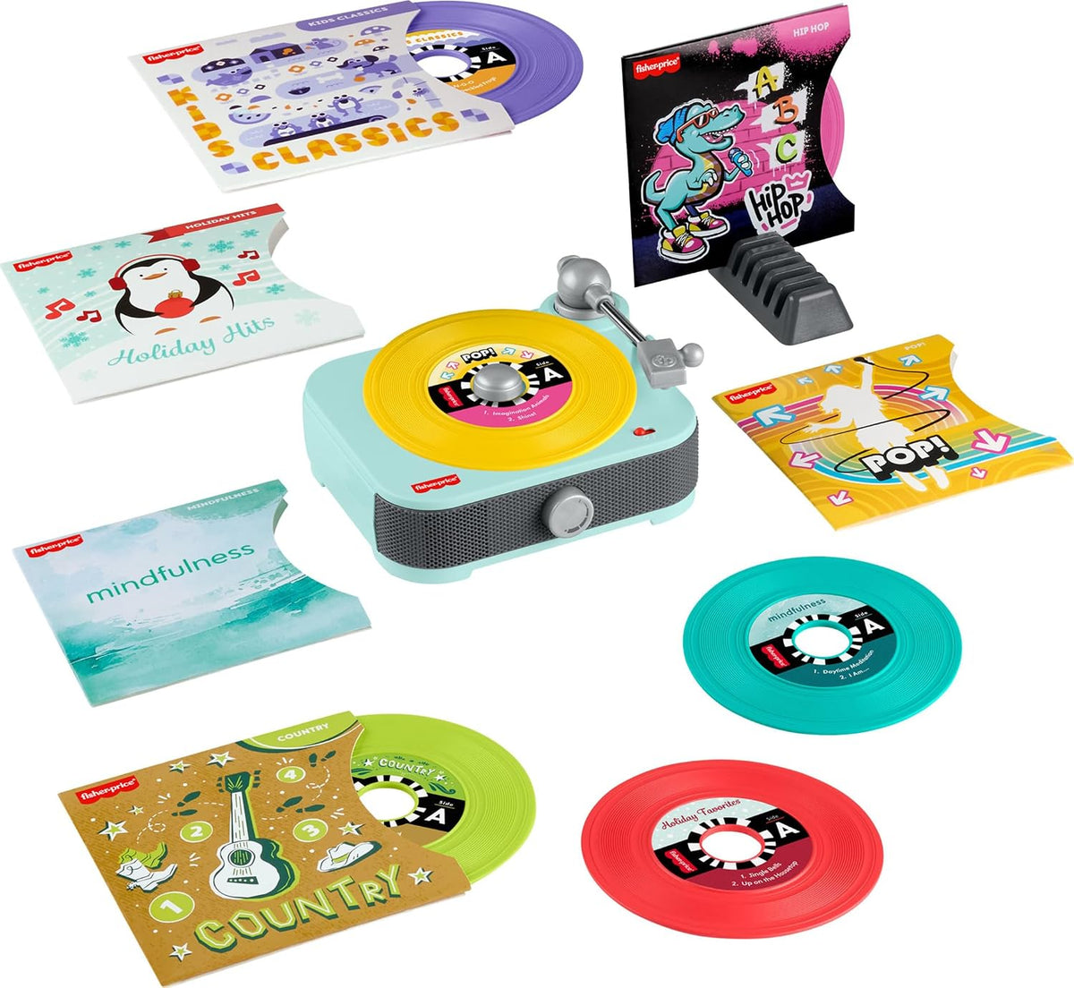 Juego de tocadiscos Fisher-Price Deluxe Rockin\u2019 | Tocadiscos d...