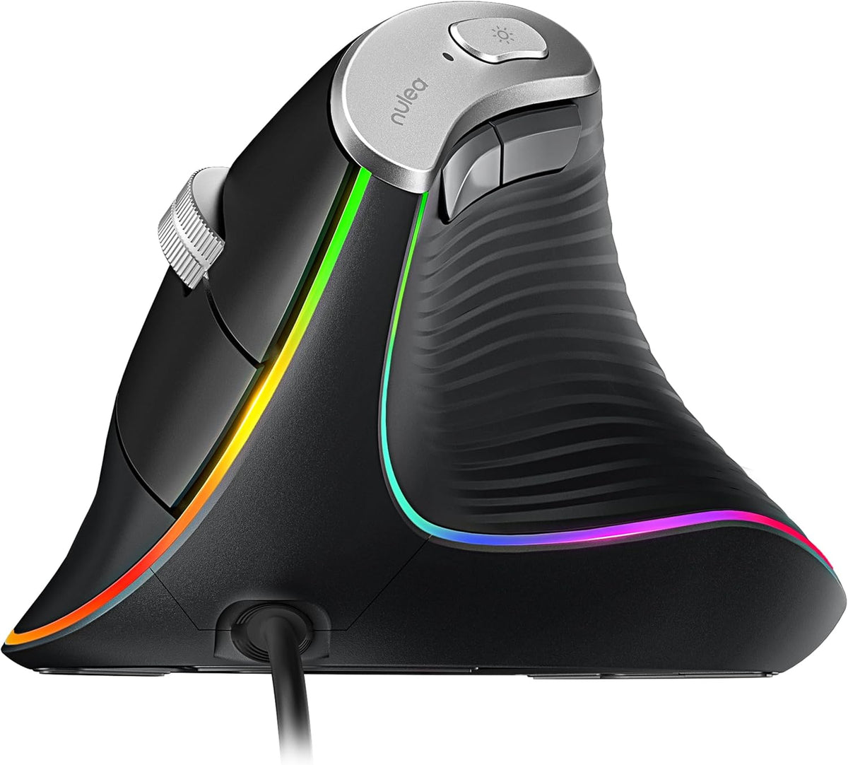 Nulea M504 Ratón Vertical con Cable, Ratón Ergonómico USB Óptico co...