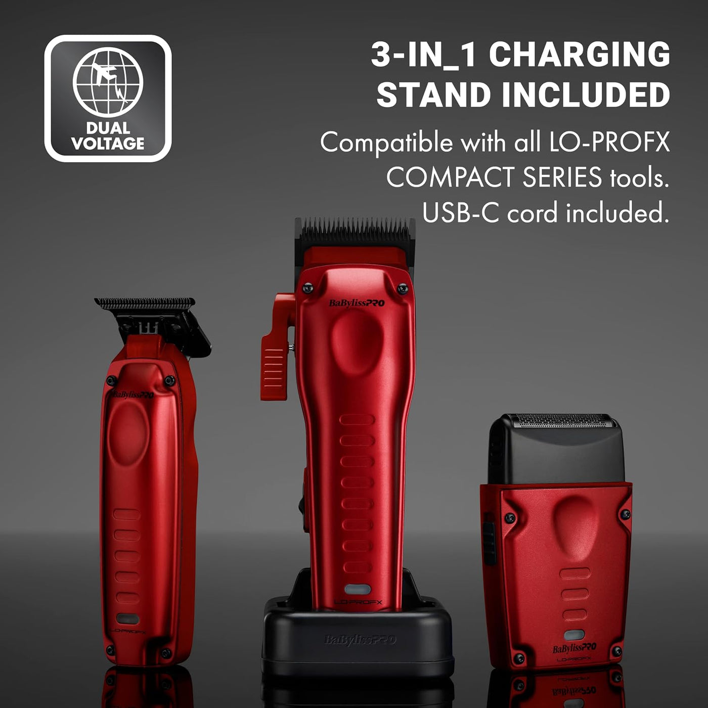 BaBylissPRO Recortadoras compactas LO-PROFX de alto rendimiento par...