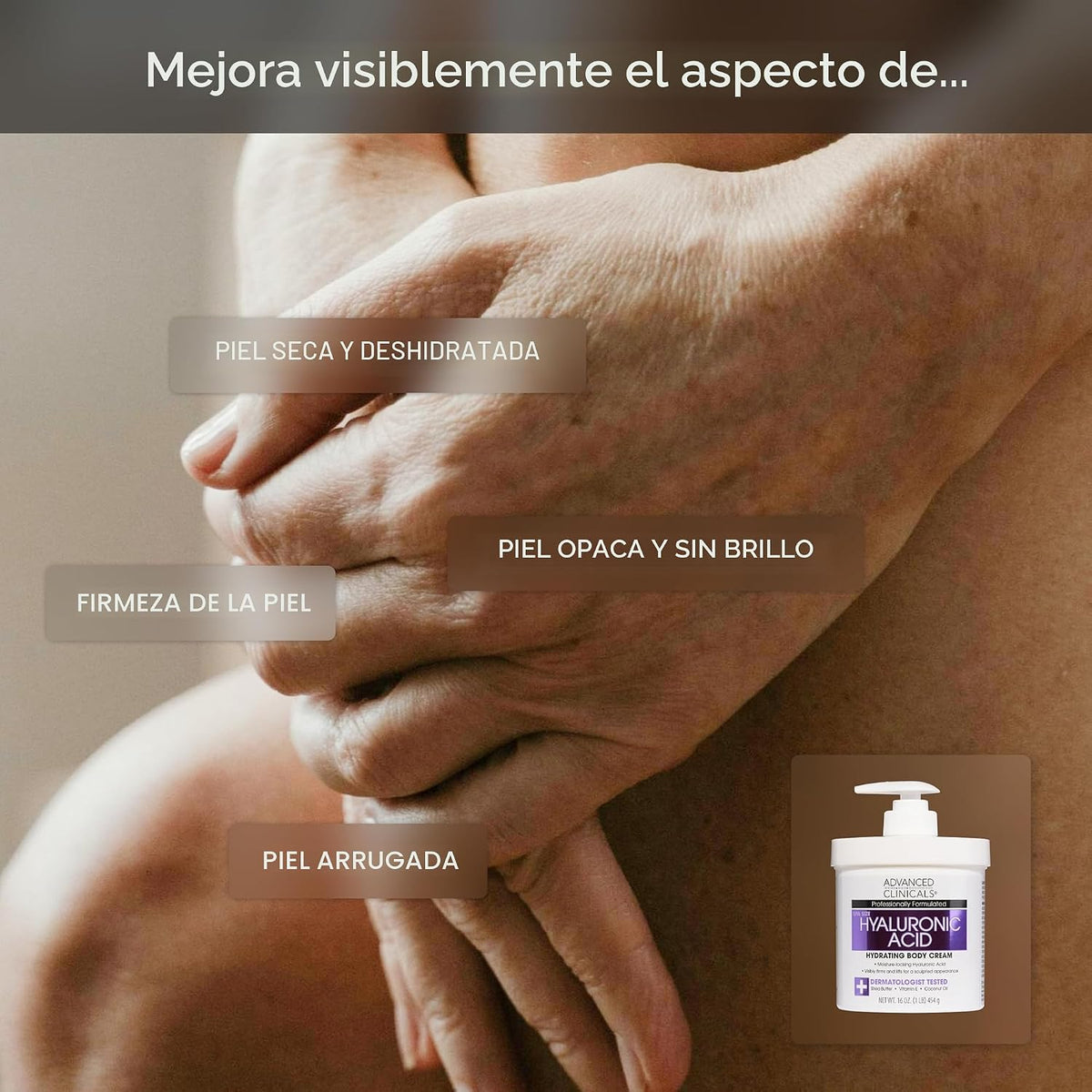 Advanced Clinicals - Juego de cuidado de la piel con ácido hialurón...