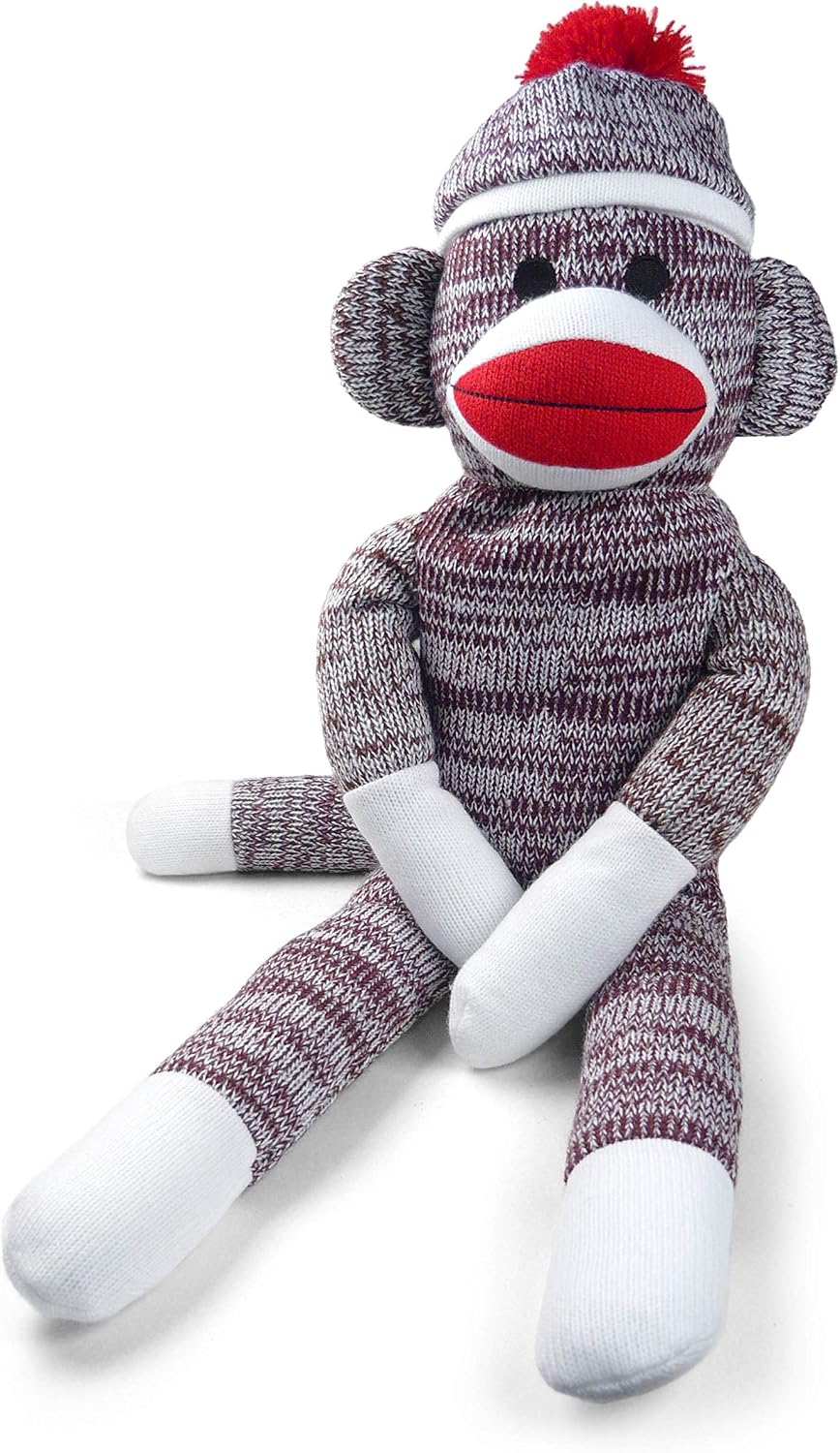 Pennington Bear Company The Original Sock Monkey, tejido a mano, ma...
