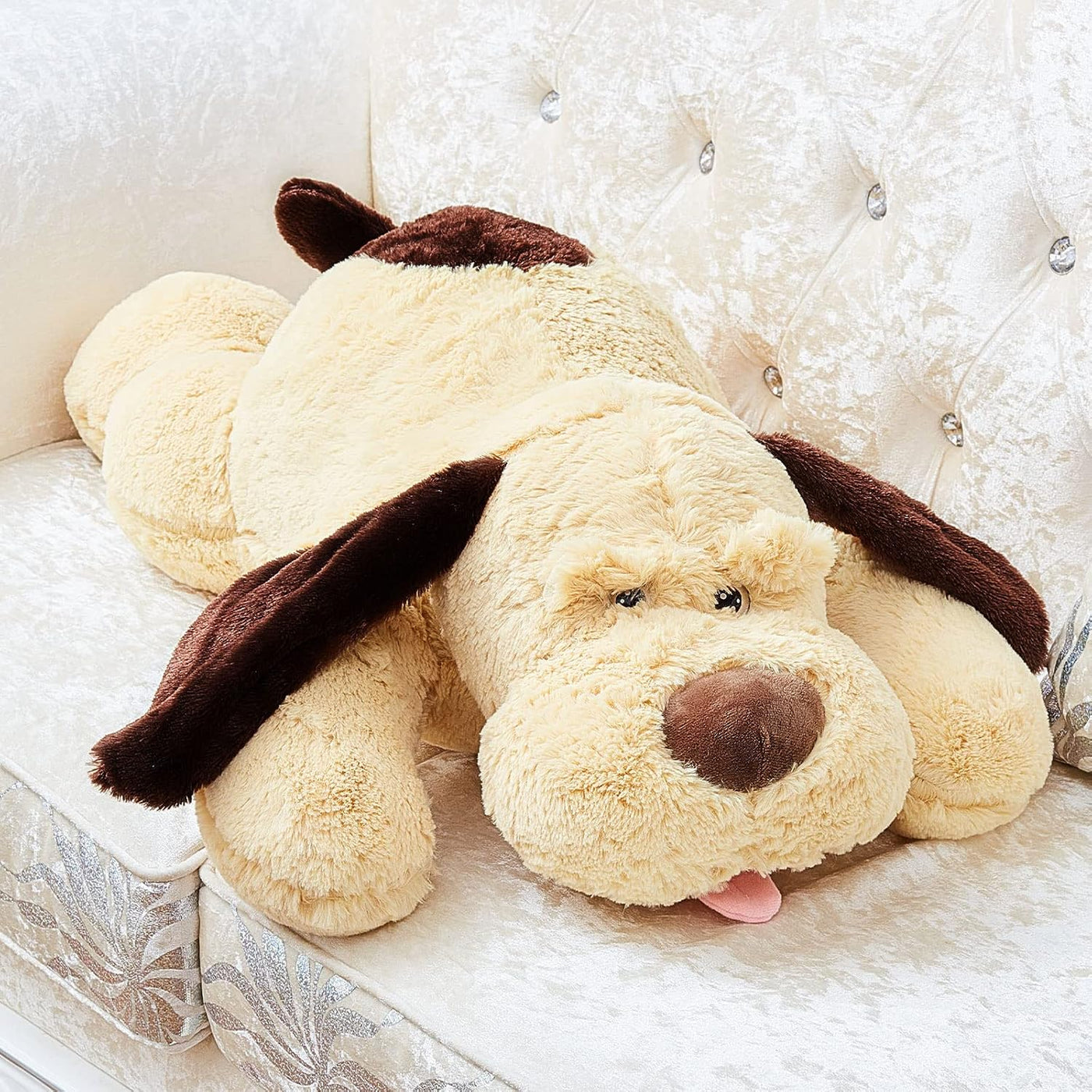 Juexica - Animal de peluche gigante de 31 pulgadas, marrón claro |...
