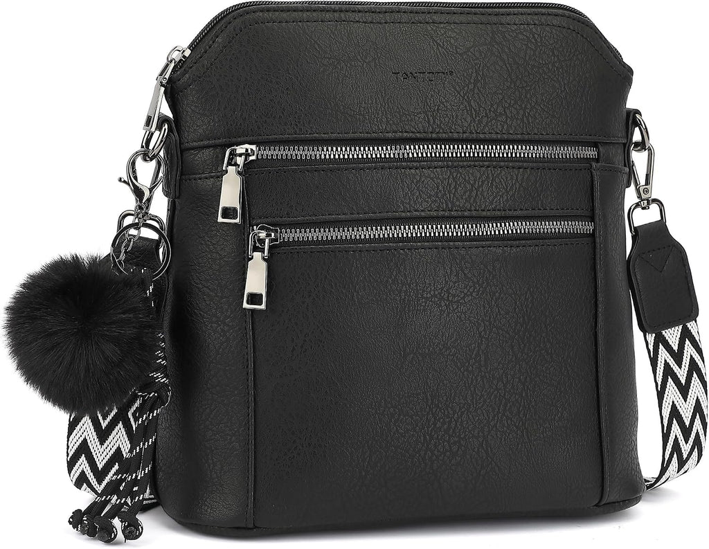 Bolso bandolera TANTOMI para mujer: bolso de mano de piel sintética