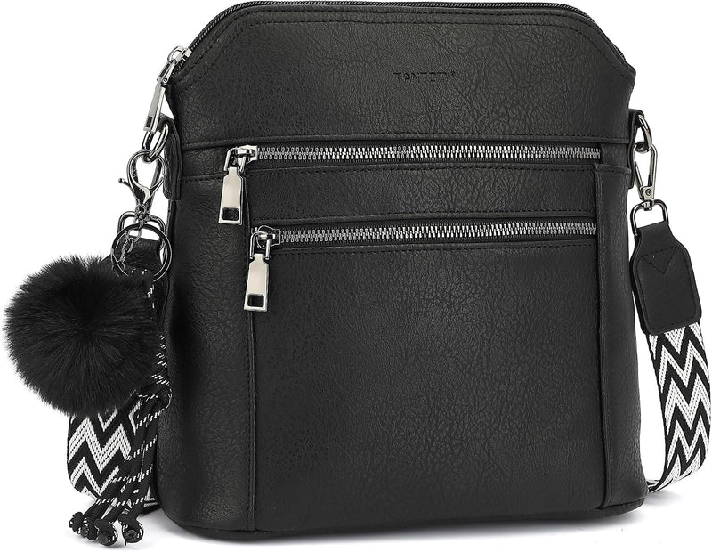 Bolso bandolera TANTOMI para mujer: bolso de mano de piel sintética