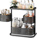 KINGRACK - Organizador de metal para mostrador de baño, estante gir...