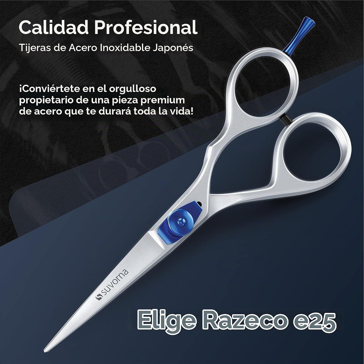 Suvorna Tijeras de peluquería de 5.5 pulgadas | Tijeras de pelo pro...