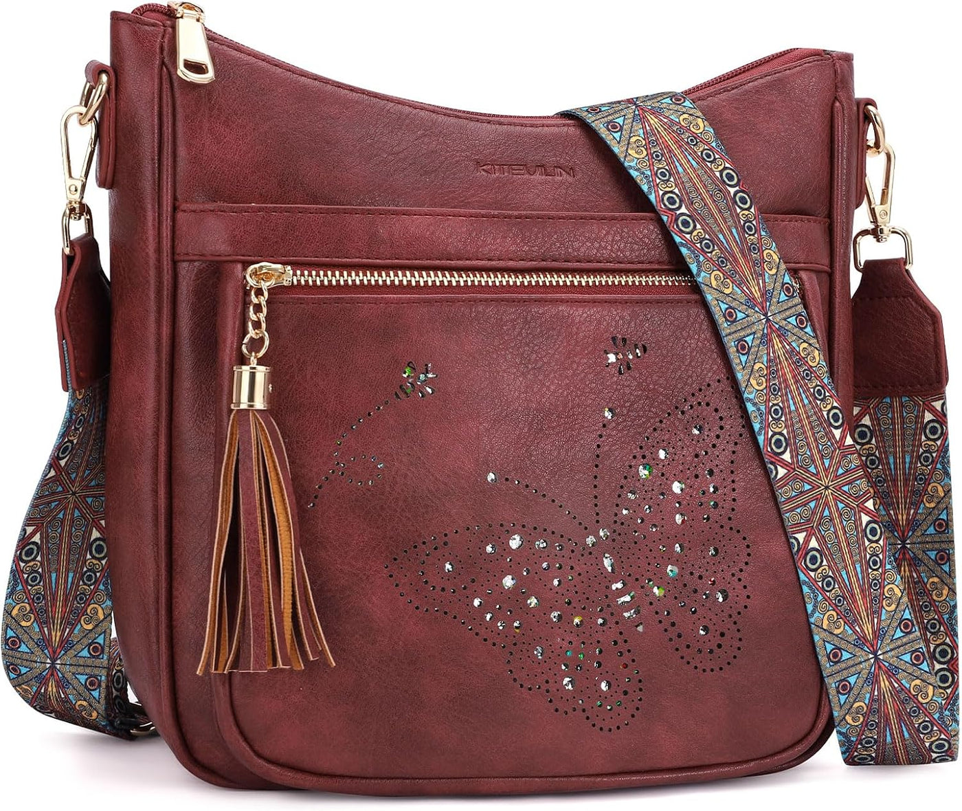 KITEVIUN - Bolsos tipo bandolera medianos para mujer, modernos, bol...