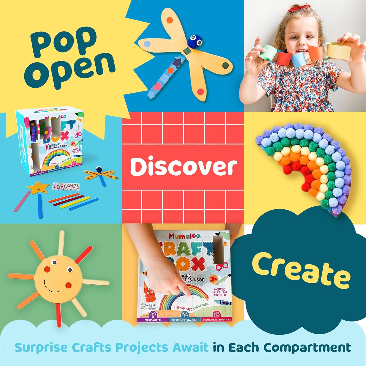 Kit de manualidades y manualidades Mumaloo para niños \u2013 10 pro...
