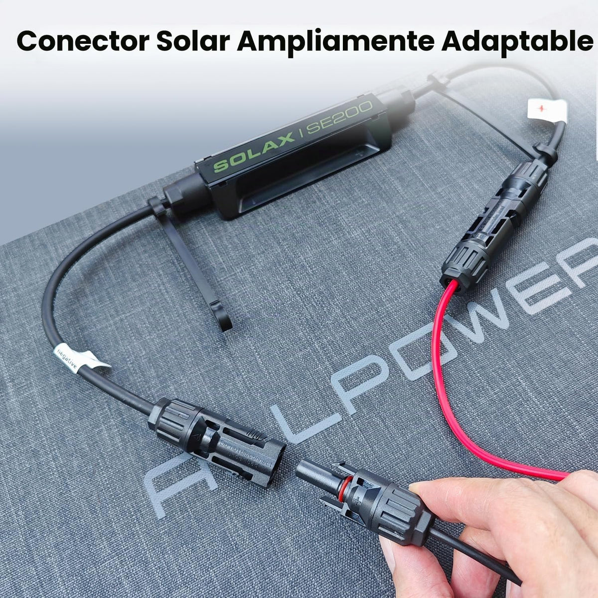 ALLPOWERS Panel solar portátil SE200 200W, cargador solar para la c...