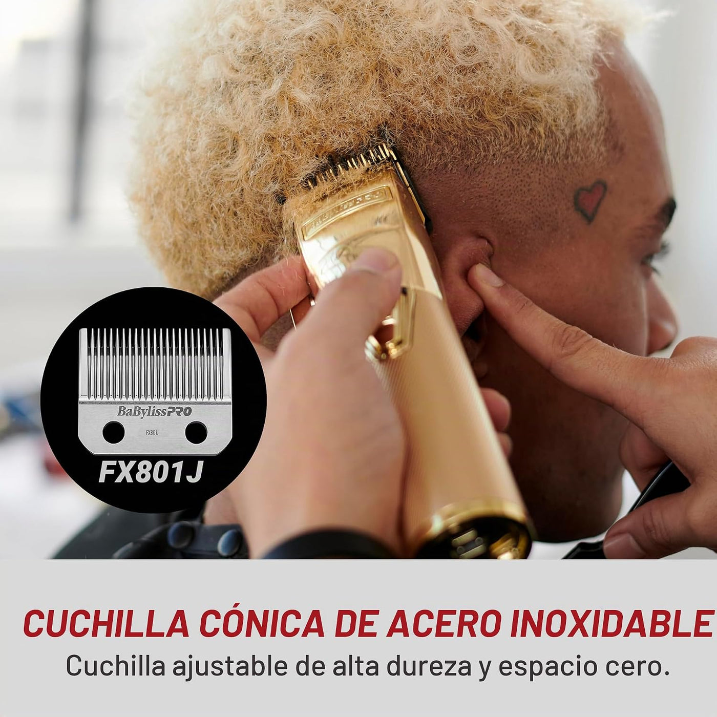 BaBylissPRO FX+ - Cortapelos profesionales para barba para hombres,...