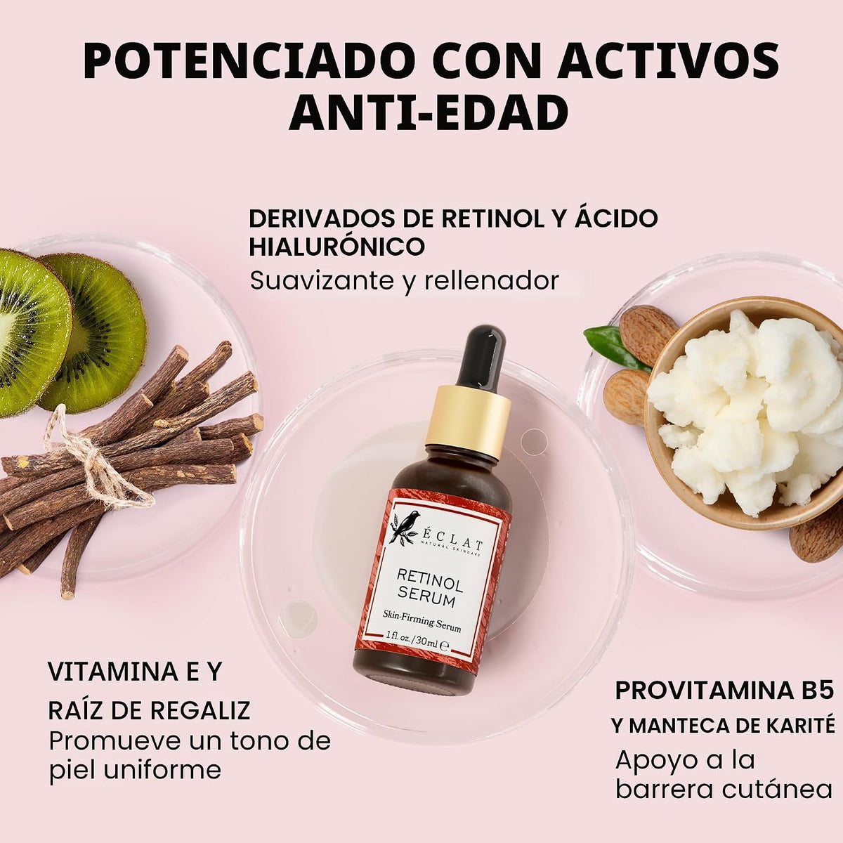 Suero de retinol al 2,5% para la cara - Tratamiento de cicatrices d...
